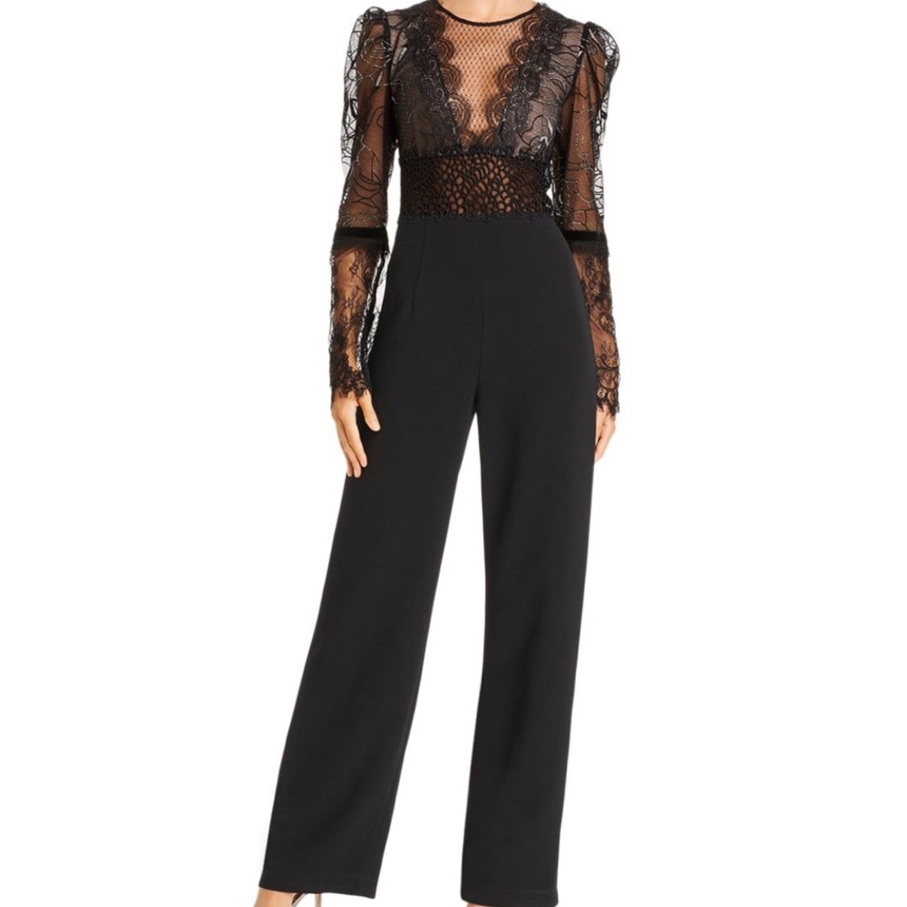 Bronx & Banco Jumpsuit Silver and Black